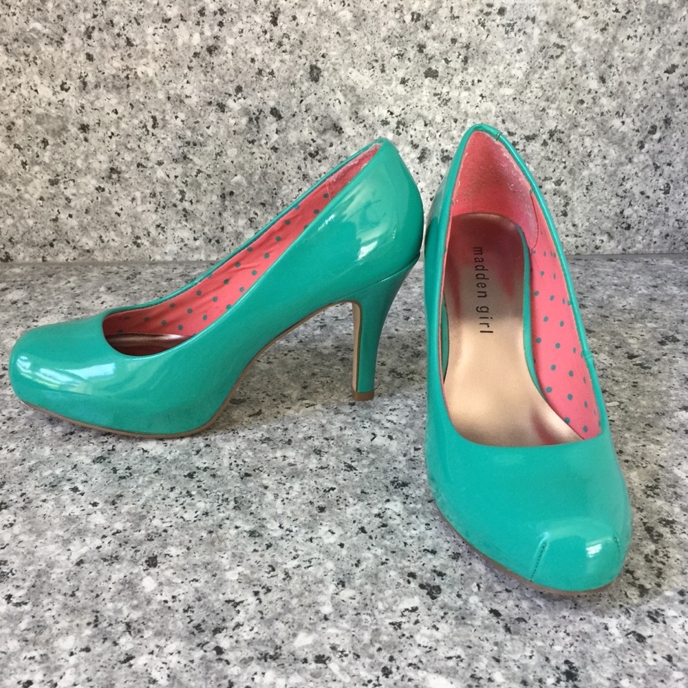 Steve Madden Turquoise Heels